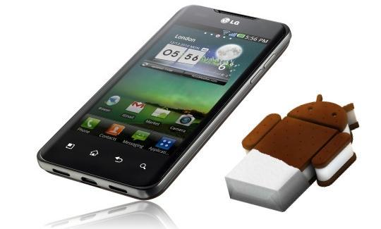 LG android 4.0 ice cream sandwich