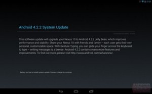 Nexus 10 Android 4.2.2